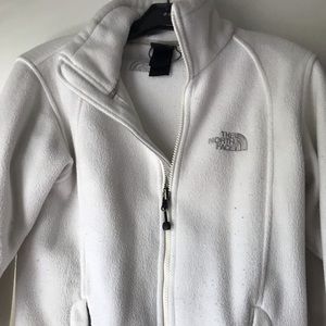 White Northface Fleece Jacket